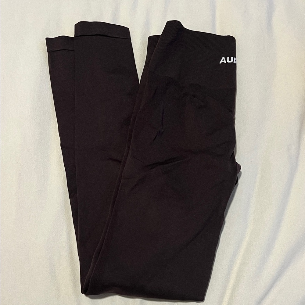 Aurola Intensify Chocolate Brown Women's Leggings with sinch bottom